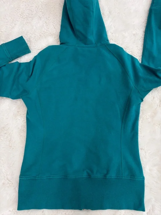 lululemon athletica Teal Hooded Full-Zip Jacket,Size 10. - Picture 15 of 15